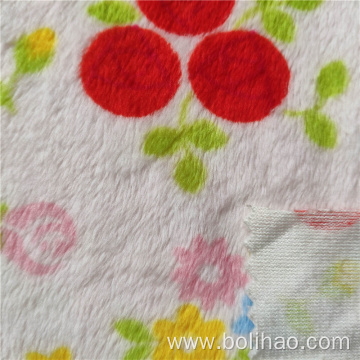 Printed One Side Super Soft Fleece Fabric